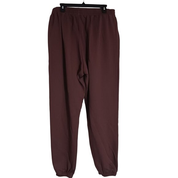 NEW Naked Wardrobe Cotton Blend Sweatpants with Pockets in Chocolate Brown, 1X - Picture 5 of 9
